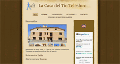 Desktop Screenshot of casadeltiotelesforo.com