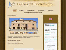 Tablet Screenshot of casadeltiotelesforo.com